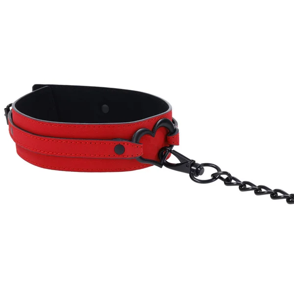 Sex & Mischief Amor Collar and Leash - Red Restraint — image 6 of 9