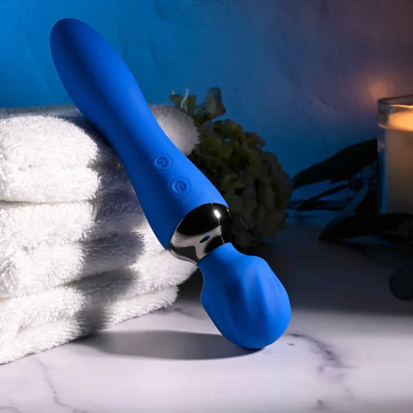 Selopa BLUE BELLE - Blue USB Rechargeable 20 cm Massage Wand — image 6 of 8