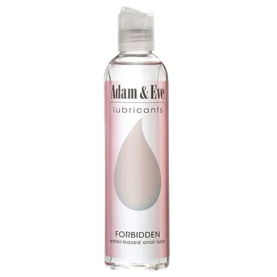 adam eve forbidden water based anal lubricant 118 ml 4 oz bottle
