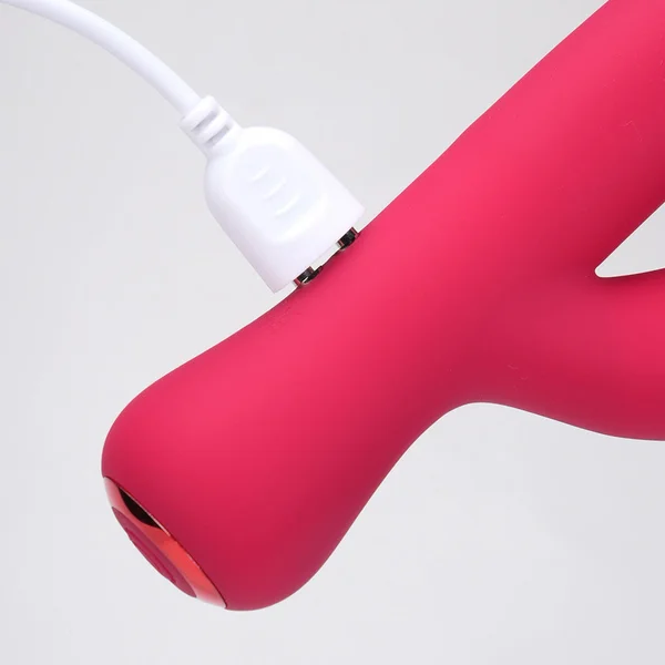 Maia ZARA - Red - Red 17.1 cm USB Rechargeable Rabbit Vibrator — image 3 of 5