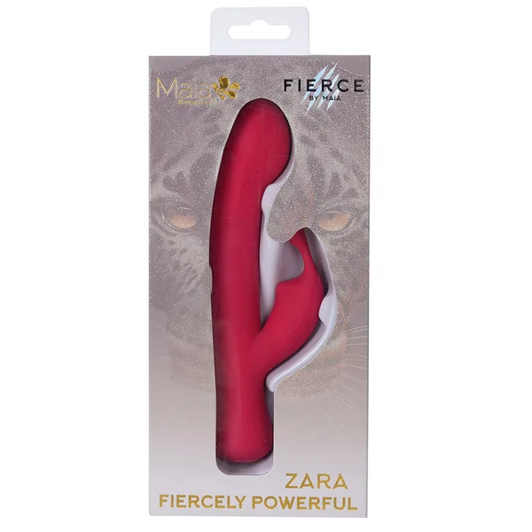 Maia ZARA - Red - Red 17.1 cm USB Rechargeable Rabbit Vibrator — image 5 of 5