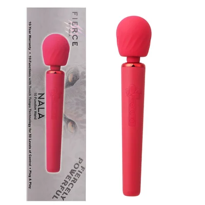 maia nala red red 30 cm usb rechargeable massage wand