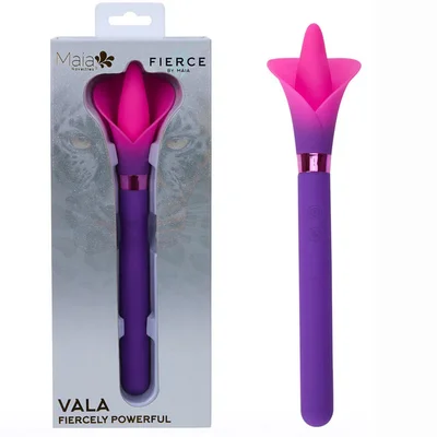 maia vala purple purplepink 222 cm usb rechargeable flower vibrator