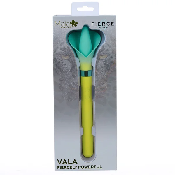 Maia VALA - Yellow - Yellow/Green 22.2 cm USB Rechargeable Flower Vibrator — image 6 of 6