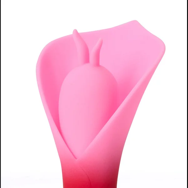 Maia MINA - Red - Red/Pink USB Rechargeable Fluttering Flower Stimulator — image 3 of 5