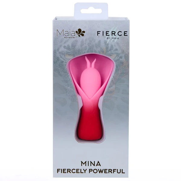 Maia MINA - Red - Red/Pink USB Rechargeable Fluttering Flower Stimulator — image 5 of 5