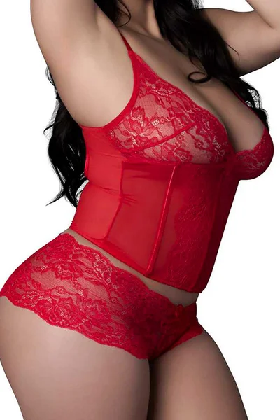 Magic Silk Sugar High 2 Piece Bustier & Boy Short Set — image 4 of 5