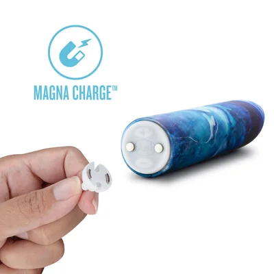 limited addiction mesmerize power vibe azure blue 102 cm usb rechargeable bullet