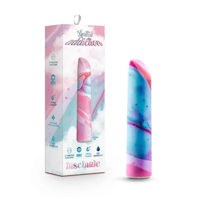 limited addiction fascinate power vibe peach 102 cm usb rechargeable bullet