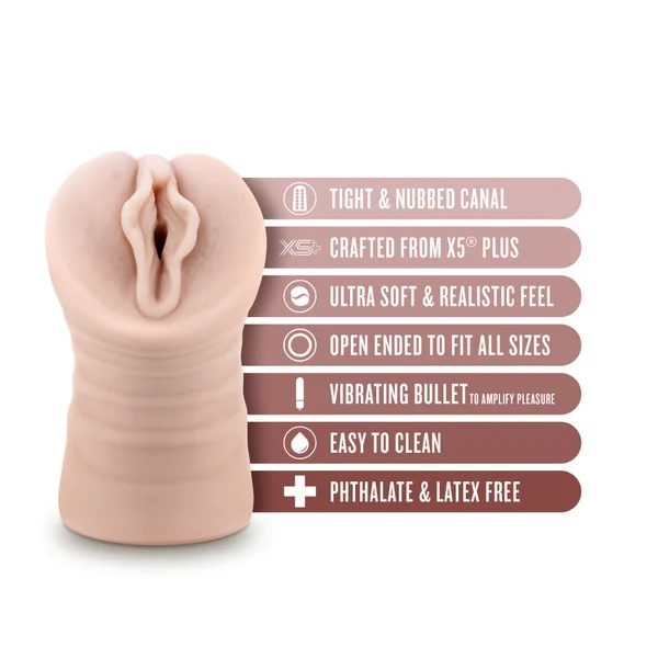 EnLust - Destini - Flesh Vibrating Vagina Stroker — image 7 of 8