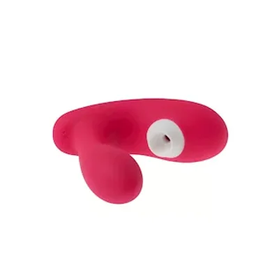 amore aim to please remote controlled dual stimulation suction vibe