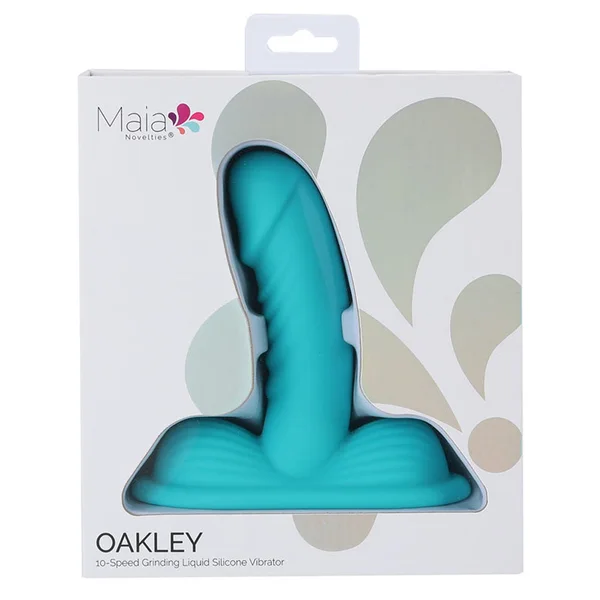 Maia OAKLEY - Blue - Blue USB Rechargeable Grinder Pad with 14 cm Vibrator — image 4 of 4