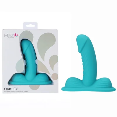 maia oakley blue blue usb rechargeable grinder pad with 14 cm vibrator