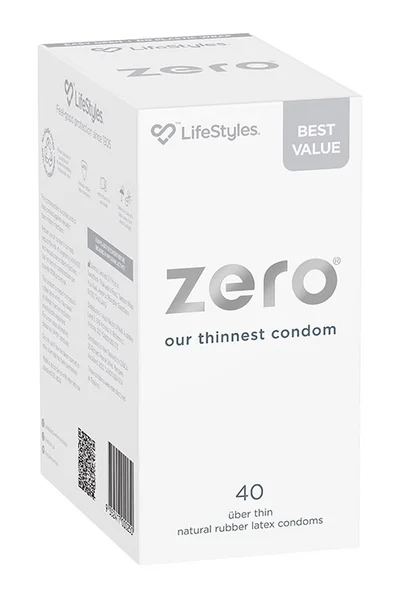 Lifestyles Zero 40 Pack Latex Condoms — image 5 of 6