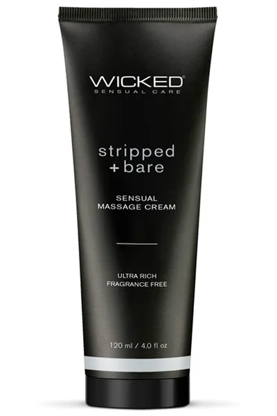 Wicked Stripped And Bare Sensual Massage Cream (120ml) — image 5 of 8
