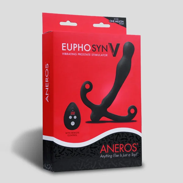 Aneros Eupho Syn V - Black USB Rechargeable Vibrating Prostate Massager with Remote — image 3 of 3