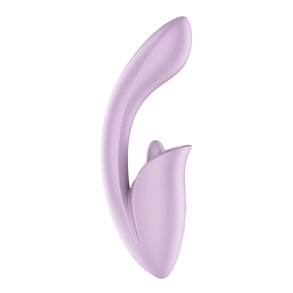 Satisfyer Tongue Expert - Violet 18 cm USB Rechargeable Vibrator with Flicking Clit Stimulator — image 4 of 8