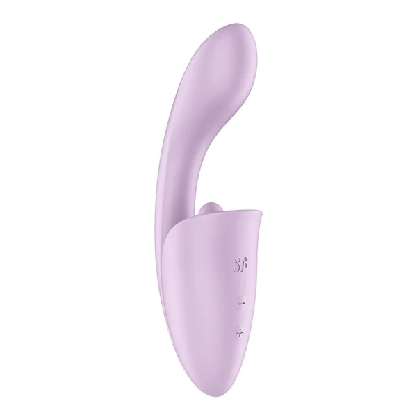 Satisfyer Tongue Expert - Violet 18 cm USB Rechargeable Vibrator with Flicking Clit Stimulator — image 5 of 8