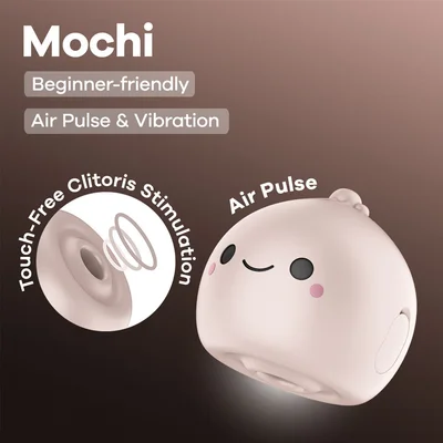 satisfyer mochi beige beige usb rechargeable air pulse stimulator