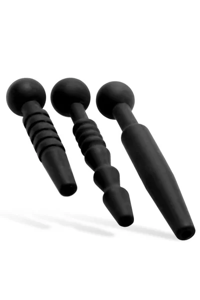 Master Series Set of 3 Silicone Penis Plugs — image 4 of 6