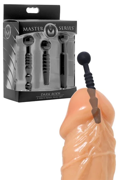 Master Series Set of 3 Silicone Penis Plugs — image 5 of 6