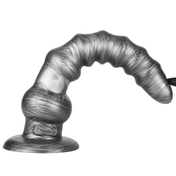 King Sized Vibrating Vibrax Slider - Grey 32.3 cm (12.5'') USB Rechargeable Vibrating Dildo — image 4 of 9