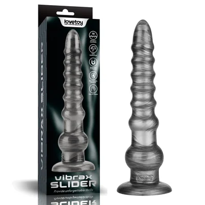 king sized vibrating vibrax slider grey 323 cm 125 usb rechargeable vibrating dildo