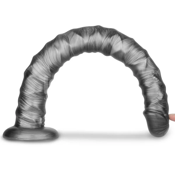King Sized Vibrating Vibrax Slider - Grey 40.8 cm (16'') USB Rechargeable Vibrating Dildo — image 4 of 9