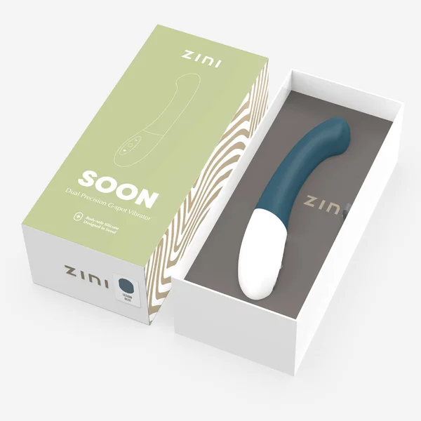 Zini Soon - Legion Blue 20 cm USB Rechargeable Vibrator — image 8 of 9