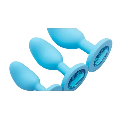magic touch fun lil beanies butt plug blue