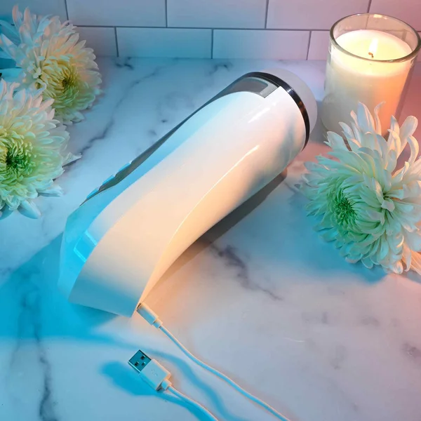 Zero Tolerance STROKING BUDDY - White USB Rechargeable Vibrating & Thrusting Stroker — image 8 of 8