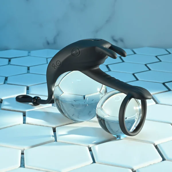 Zero Tolerance SADDLE UP - Black USB Rechargeable Vibrating Cock & Ball Rings — image 2 of 9