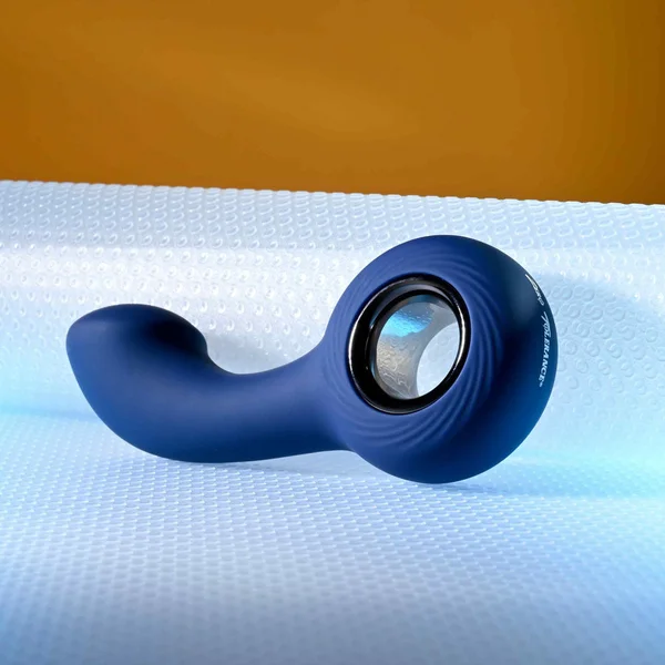 Zero Tolerance THE REACH - Blue 13.8 cm USB Rechargeable Vibrating Anal Plug — image 3 of 9