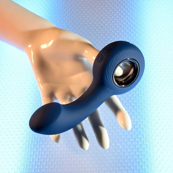 Zero Tolerance THE REACH - Blue 13.8 cm USB Rechargeable Vibrating Anal Plug — image 6 of 9