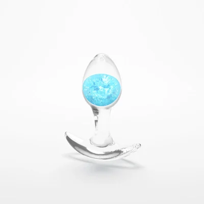 glams cosmic small blue clearblue 81 cm small butt plug
