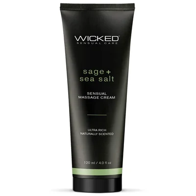 wicked sensual sage and sea salt massage cream 120ml
