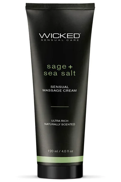 Wicked Sensual Sage And Sea Salt Massage Cream (120ml) — image 3 of 8