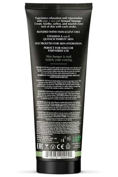 Wicked Sensual Sage And Sea Salt Massage Cream (120ml) — image 6 of 8
