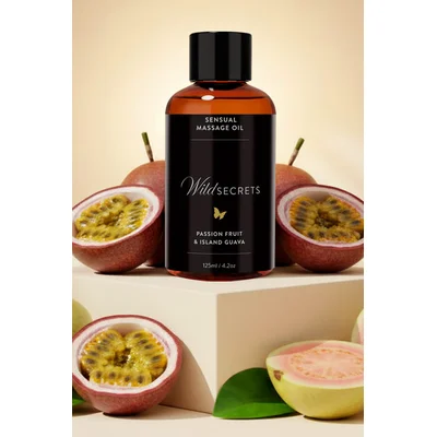 wild secrets passion fruit island guava sensual massage oil 125ml 42oz