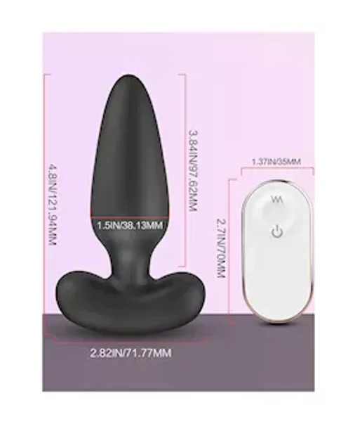 Amore Anchor Remote Controlled Vibrating Butt Plug — image 4 of 4