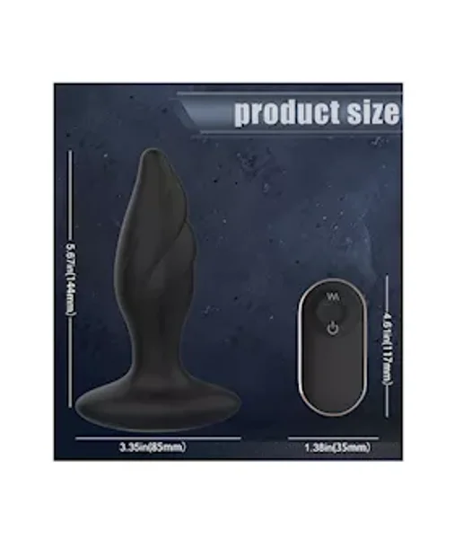 Amore Torch Remote Controlled Vibrating Butt Plug