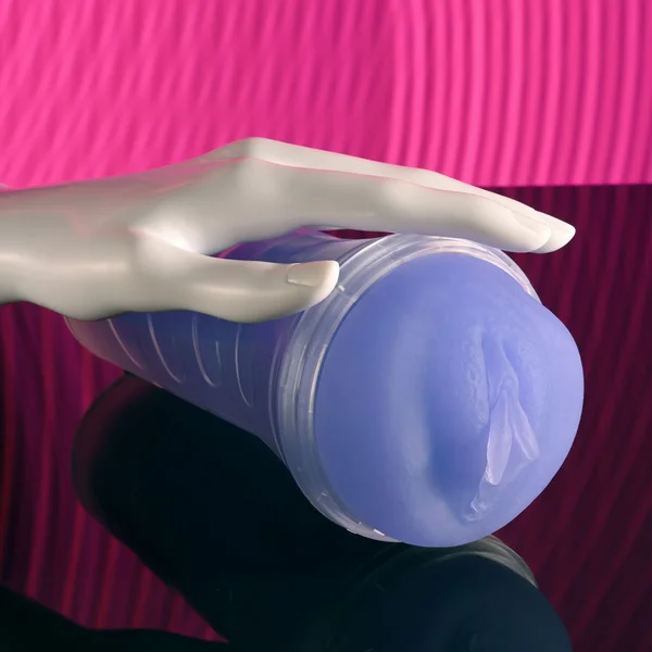 Zero Tolerance POP ON THE GLOW - Glow in Dark Purple Vagina Stroker — image 8 of 9