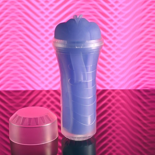 Zero Tolerance POP ON THE GLOW - Glow in Dark Purple Vagina Stroker — image 3 of 9