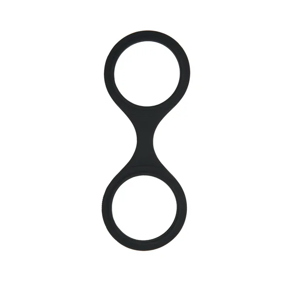 WhipSmart Silicone Wrist & Ankle Cuffs - Black - Black Restraints with Bonus Eye Mask — image 2 of 3