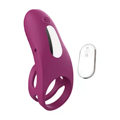amore tunnel remote controlled vibrating cock ring