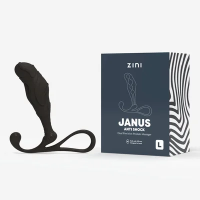 zini janus anti shock large black large prostate massager