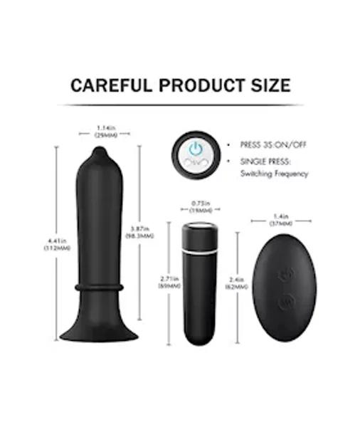 Amore Cupid's Chess Remote Controlled Anal Vibrator