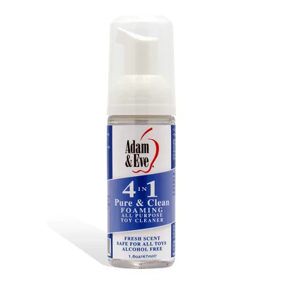 adam and eve pure clean foaming toy cleaner 47ml