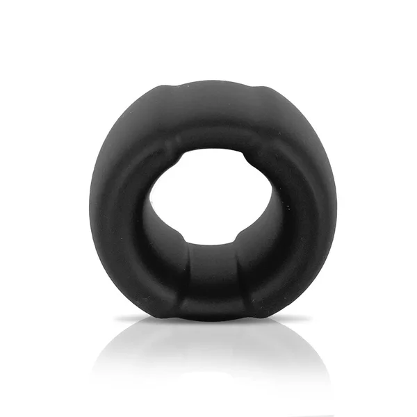 VERS Liquid Silicone Weight Steel Core Ball Stretcher - Black Ball Stretcher Ring with Steel Core — image 2 of 4