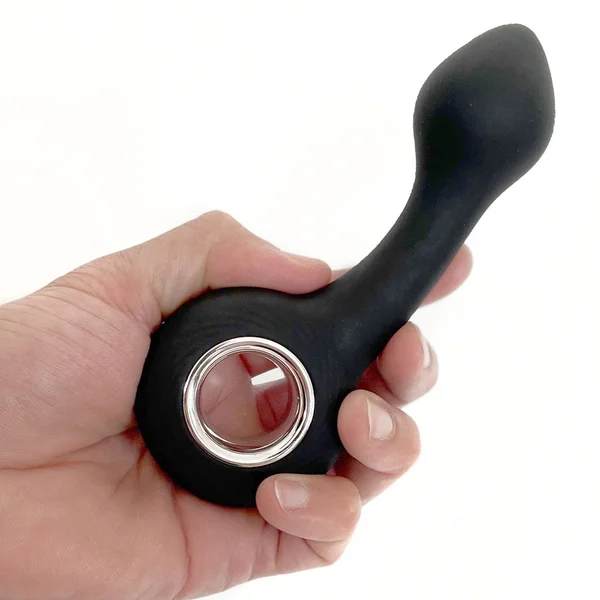VERS Rechargeable Silicone G Spot Vibe - Black 13.8 cm USB Rechargeable Vibrator — image 2 of 5